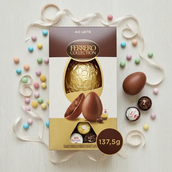 Ovo De Páscoa Chocolate Misto Ferrero Collection 137,5g